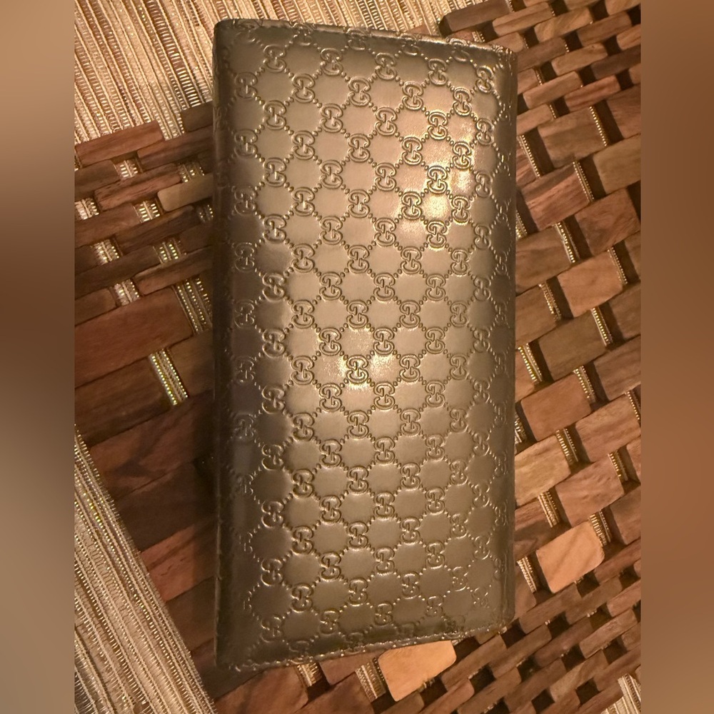 Grey Microguccissima Continental Wallet - Picture 5 of 8